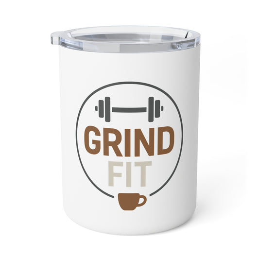 Insulated Coffee Mug - Grind Fit Edition | Perfect for Fitness Lovers, Workout Enthusiasts, Pre-Workout Drink, Motivation, Coffee [...]