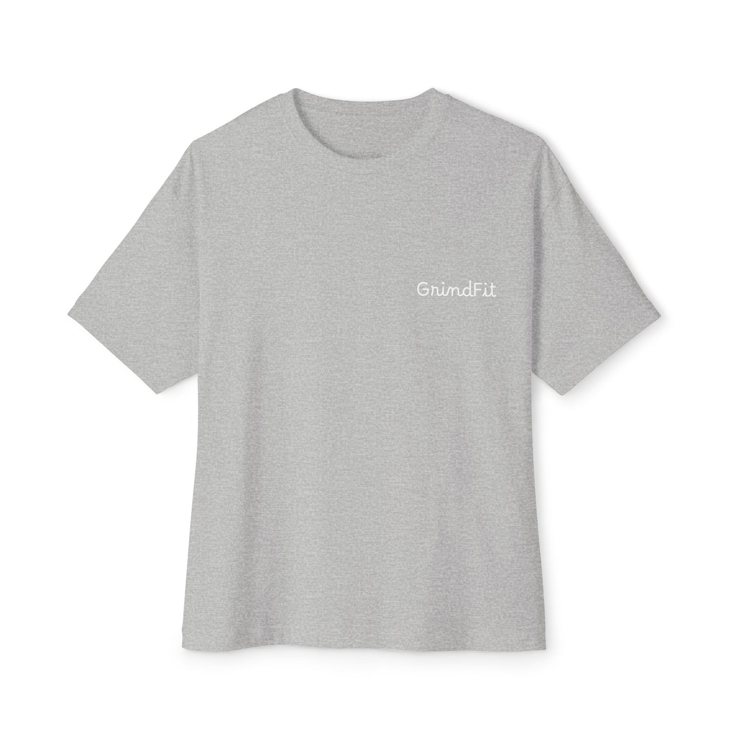 GrindFit Unisex Oversized Boxy Tee - Casual Workout Shirt, Gym Apparel, Coffee Lover Gift, Daily Motivation Tee, Relaxed Fit T-Shirt