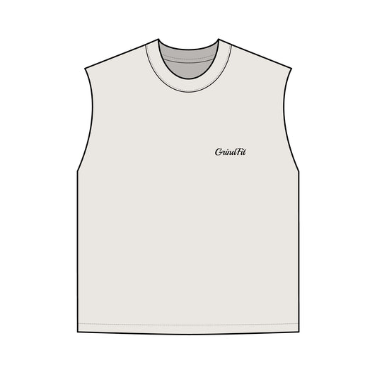 Men's Faded Graphic Tank - Motivational - Psalm 27:1